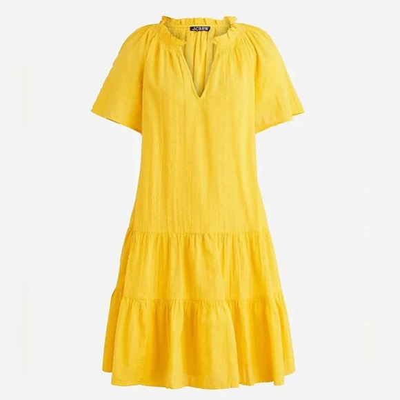 J Crew Ruffle-trim tiered dress Size XS - Picture 4 of 4